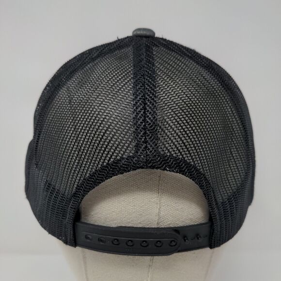 D25 Est. 1999 Snapback Trucker Hat Gray One Size Adjustable Mesh Back Team 365 - Picture 5 of 9